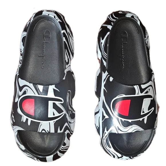 Champion Meloso Squish red, white, and black Mens Size 7 - Picture 3 of 5